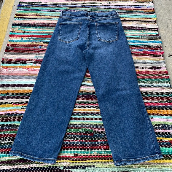 Rachel Rachel Roy Distressed Wide Leg Ankle Jeans-#1954+ - Picture 14 of 15